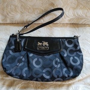 Coach Black Wristlet